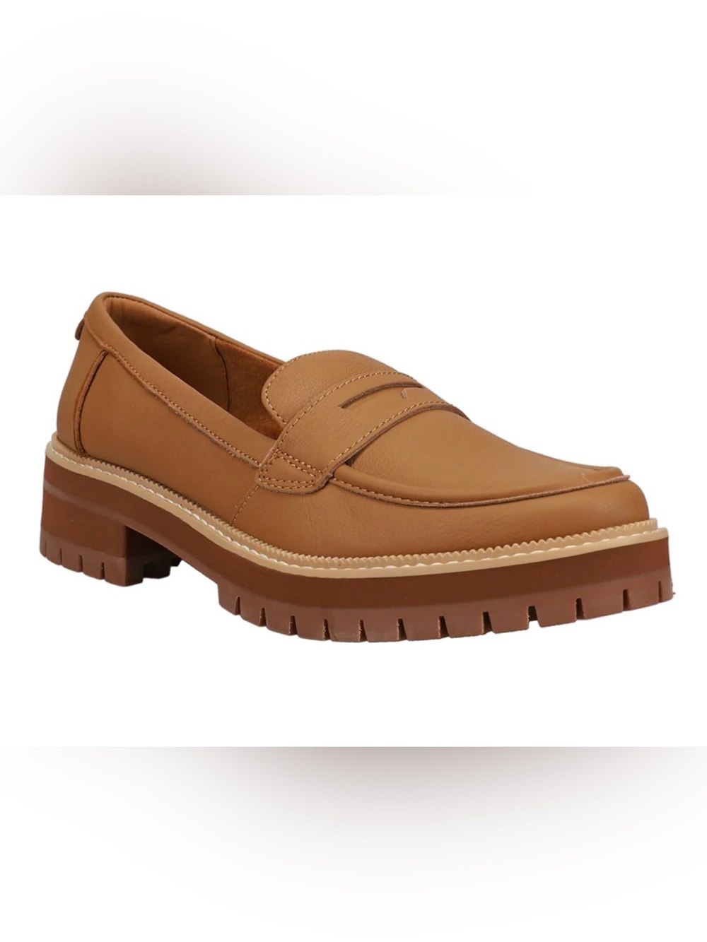 Toms Cara Loafers Tan Leather